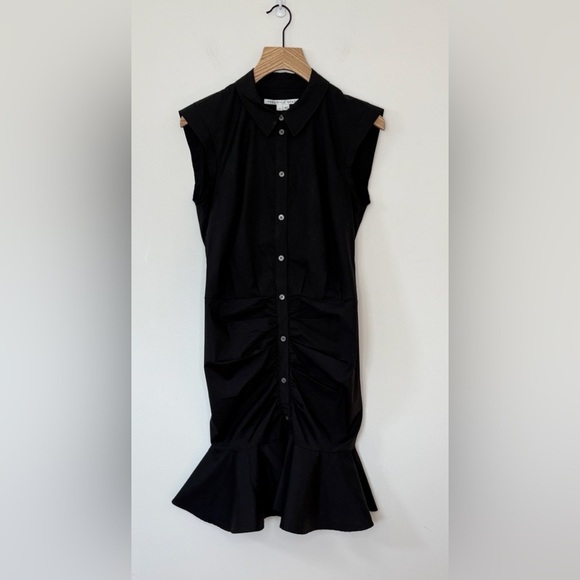 Veronica Beard gathered shirt dress. , sz : 6 - Picture 7 of 14